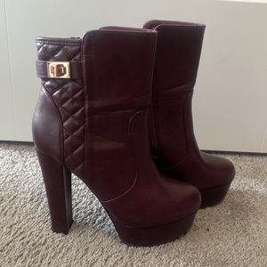 Platform booties